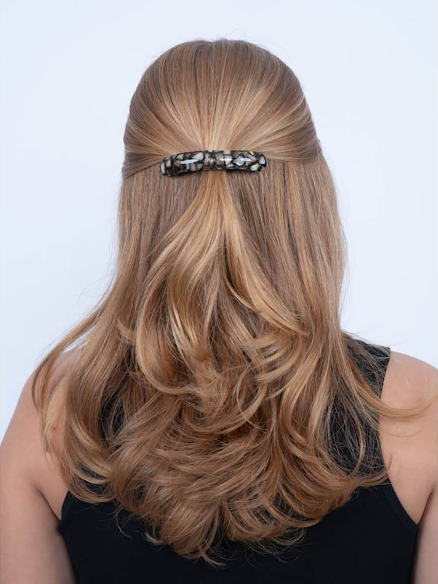 SUI AVA Curved Peppermint Hair Clip - Moonbeam