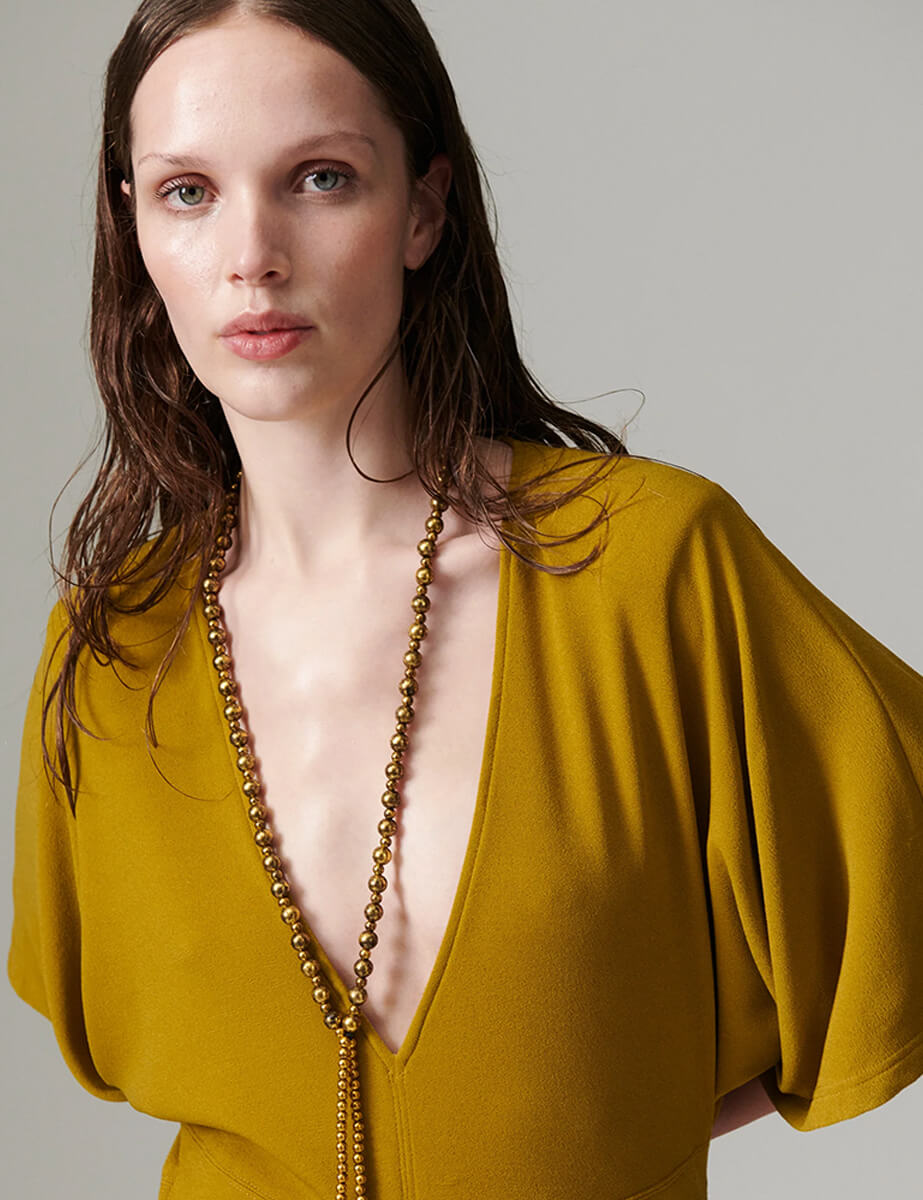 DAY BIRGER ET MIKKELSEN
Jingo Pique Top - Ecru Olive
