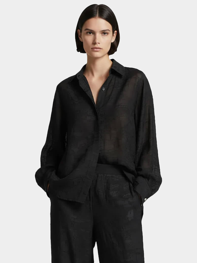 DAY BIRGER ET MIKKELSEN Elston Jacquard Torn Shirt