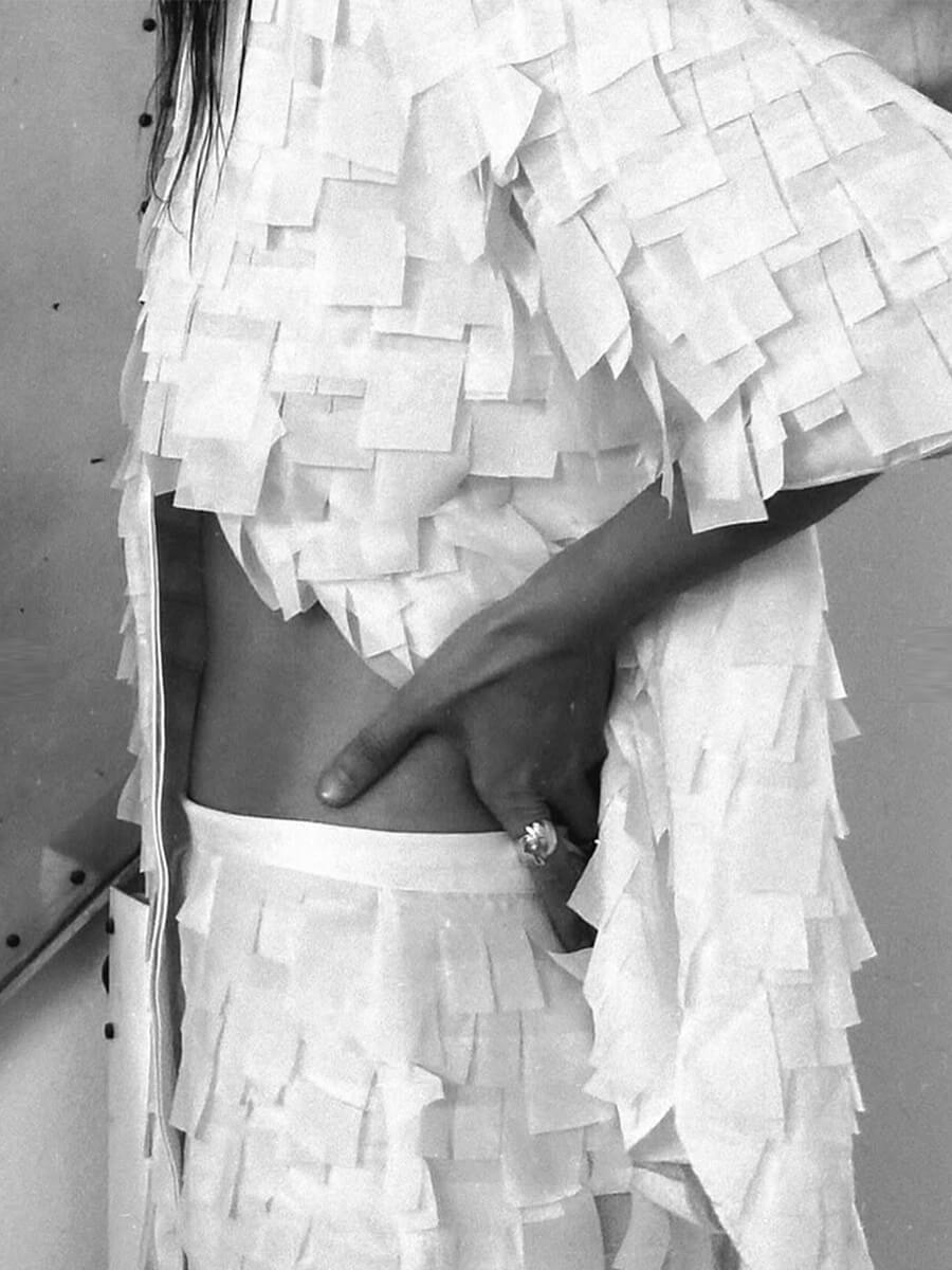 DAY BIRGER ET MIKKELSEN Figo Chiffon Fringe Top 