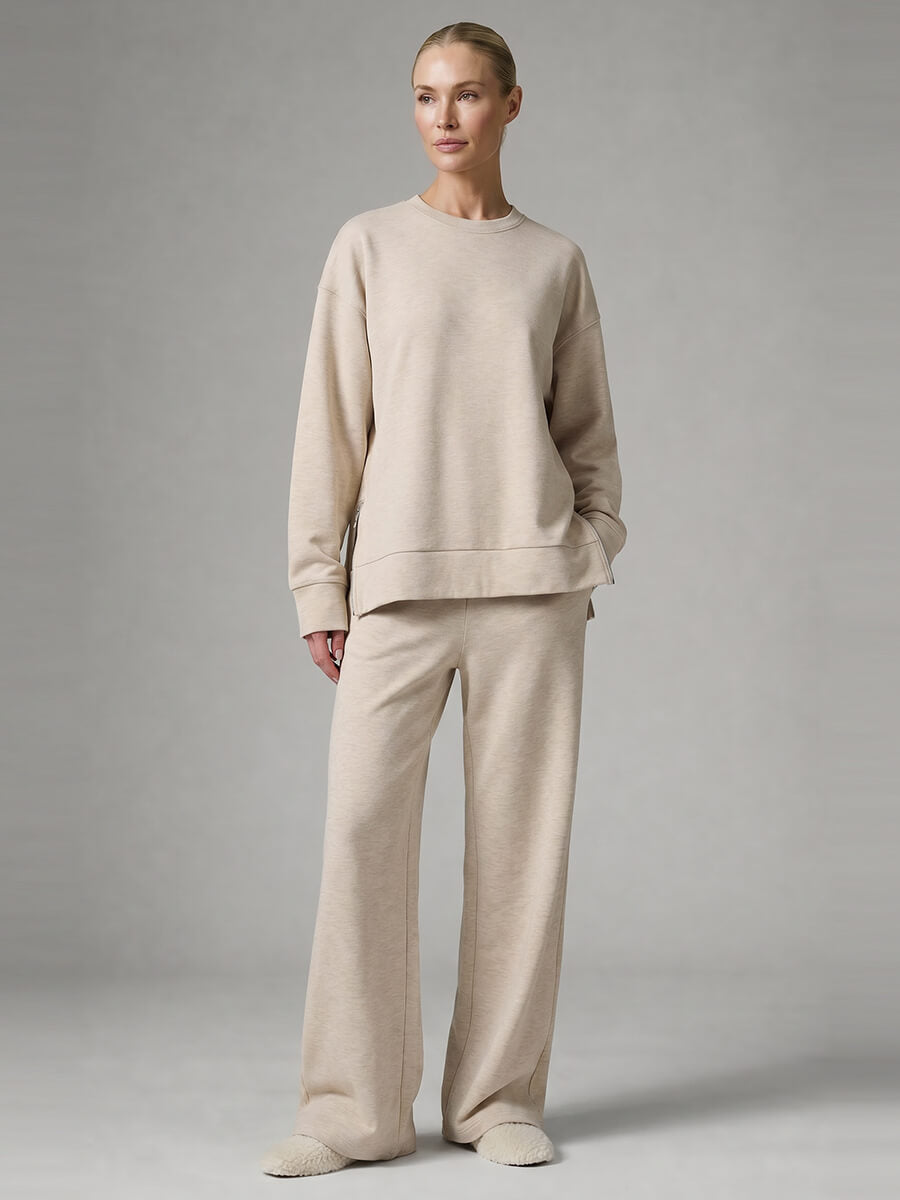 DAY BIRGER ET MIKKELSEN
Crewa Scuba Sweatshirt - Beige Melange