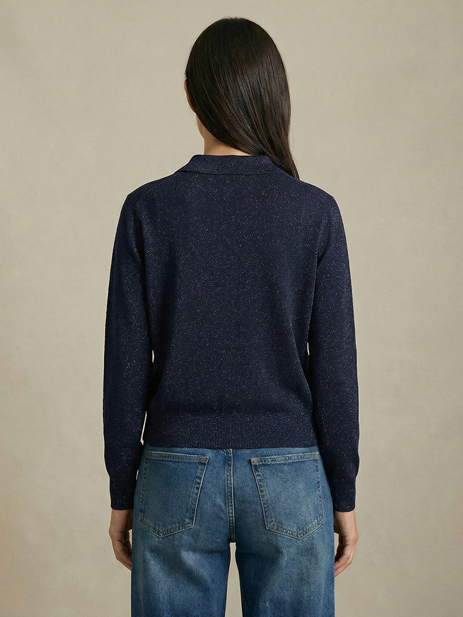 Numph Dajana LS Polo - Dark Saphire