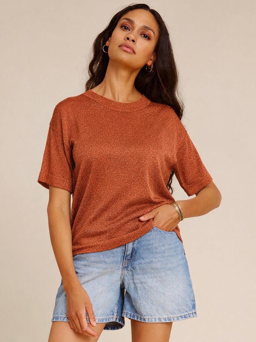  Sibin Linnebjerg Dawn T-Shirt - Grape