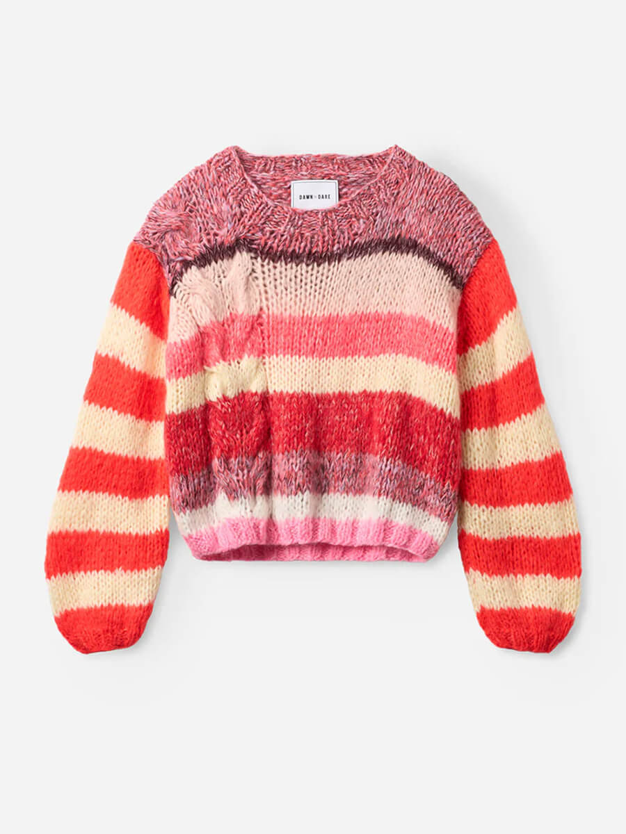 Beate Jumper - Red & pink
