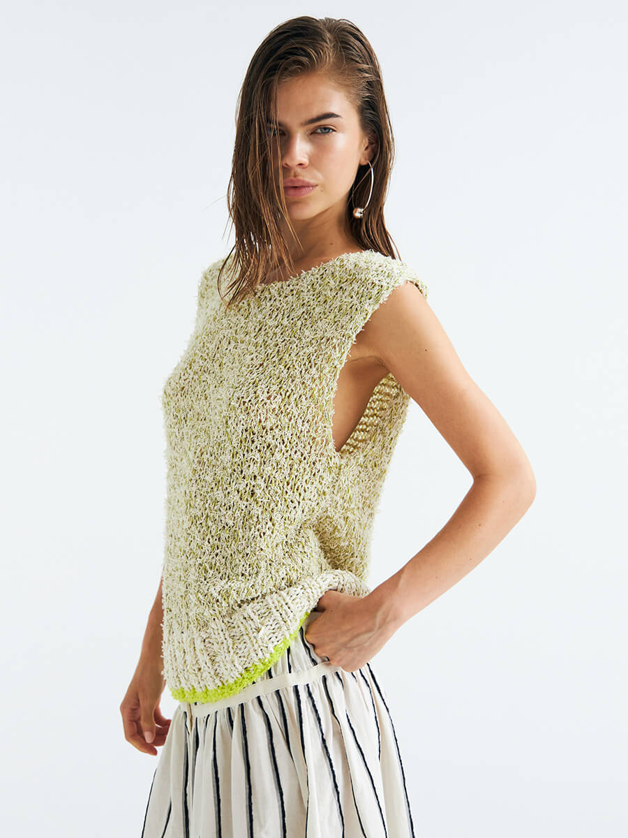 Dawn x dare Ellie Vest - Kit & Lime