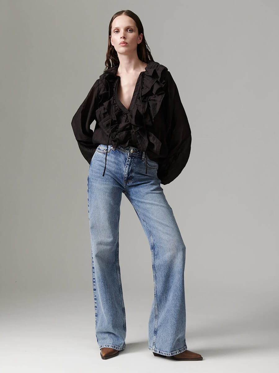 Day Birger et Mikkelsen Frey Blouse Ganache