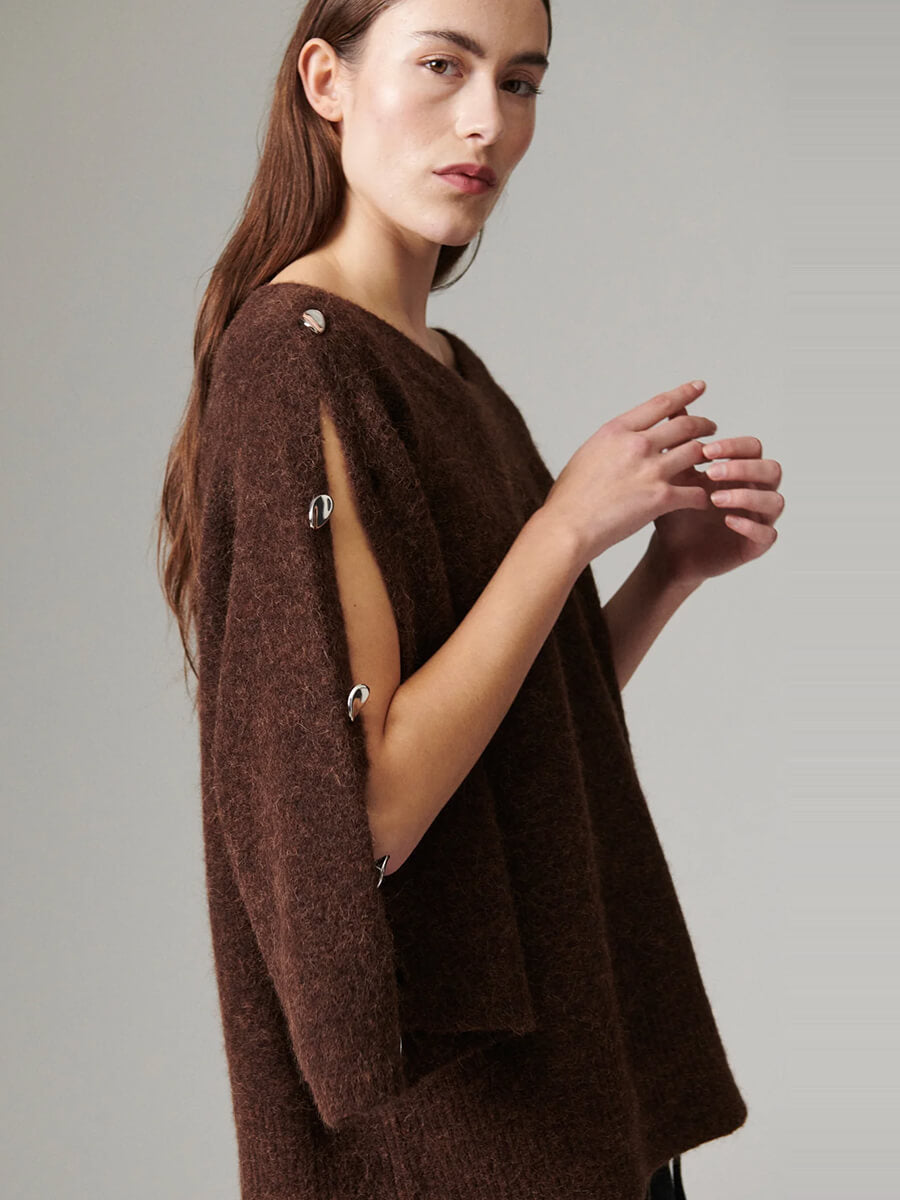 Kamma Cozy Days Pullover - Coffee Bean Melange