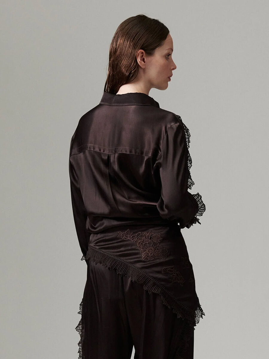  Day Birger et Mikkelsen Mola Blouse - Ganache