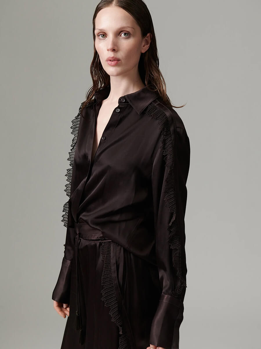  Day Birger et Mikkelsen Mola Blouse - Ganache