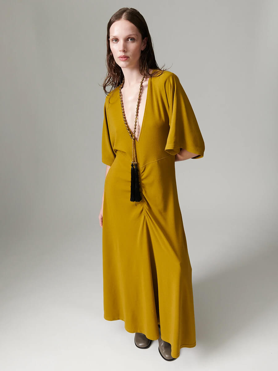  Day Birger et Mikkelsen -  Jaro Pique Dress - Ecru Olive