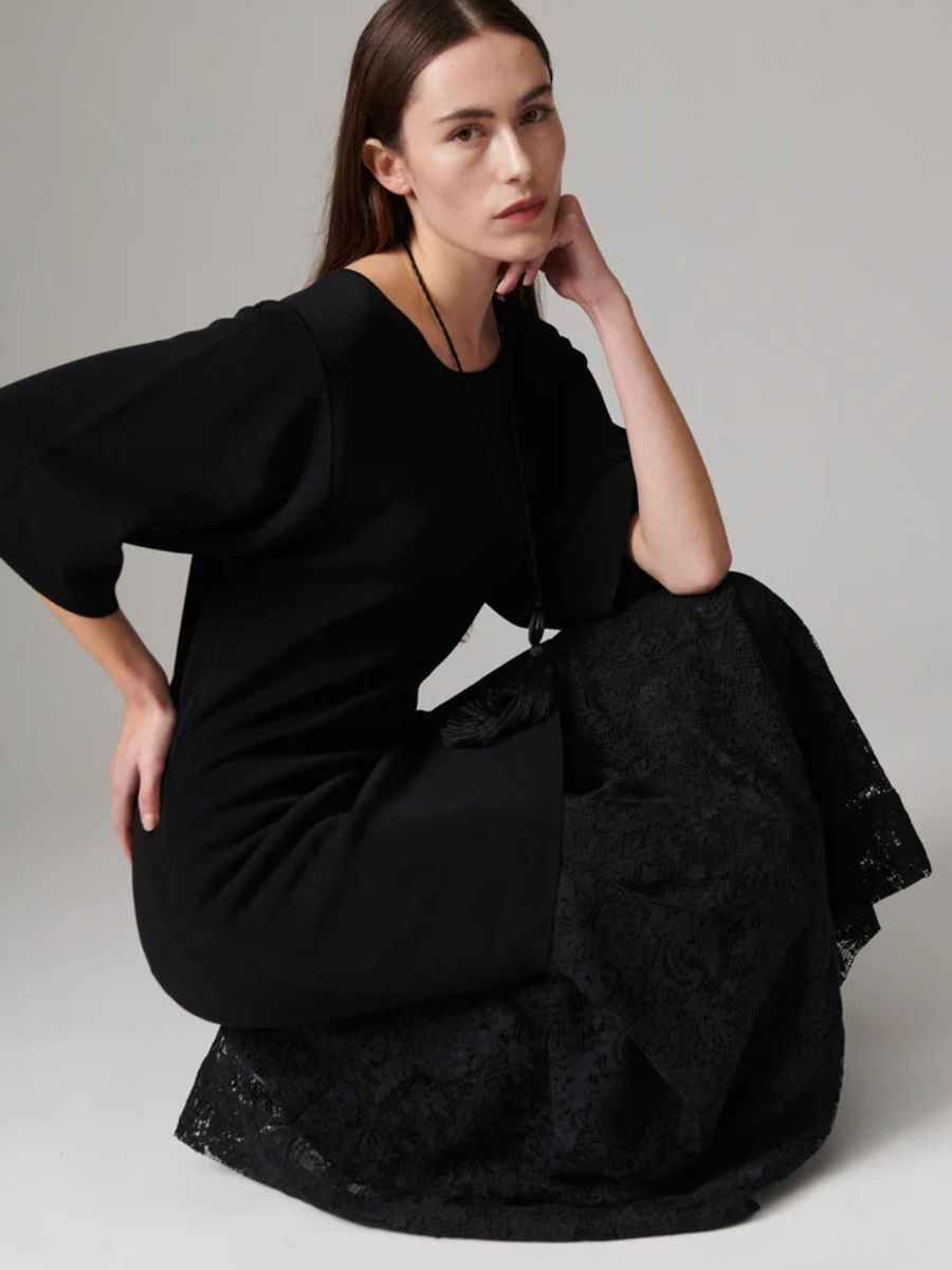 Day Birger et Mikkelsen - Chai Crochet Skirt - Black