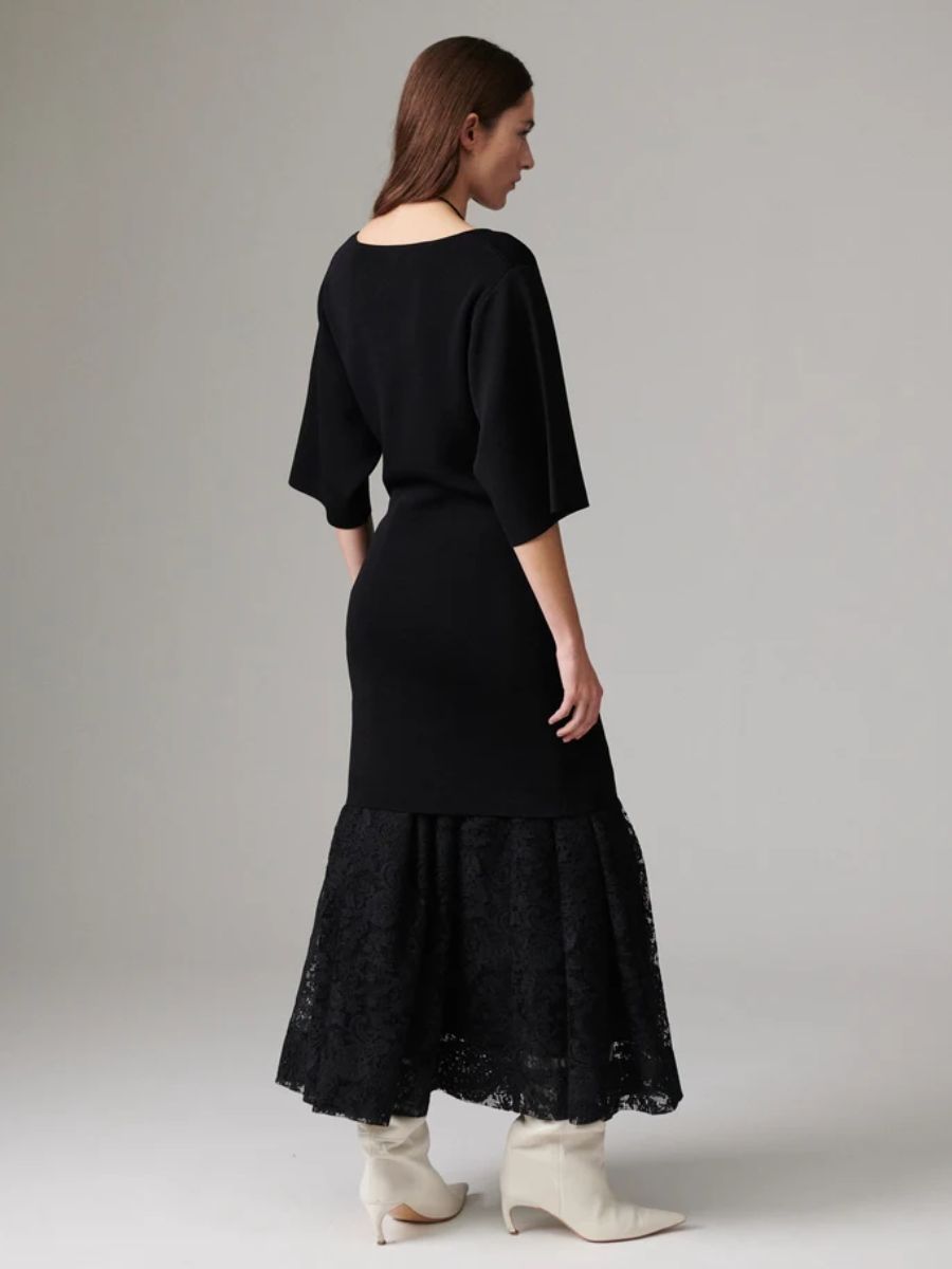 Day Birger et Mikkelsen - Chai Crochet Skirt - Black