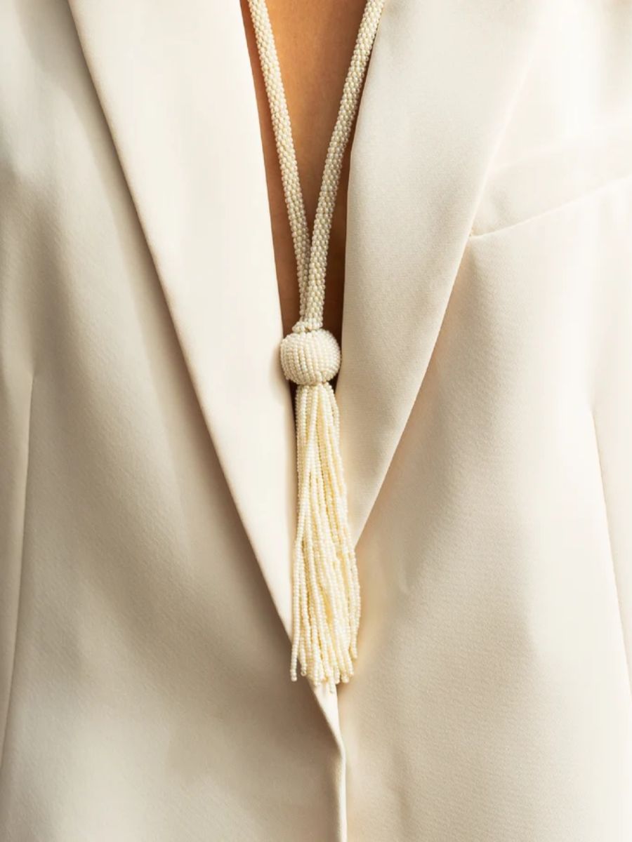 Day Birger et Mikkelsen - Emery Beaded Necklace - Ivory