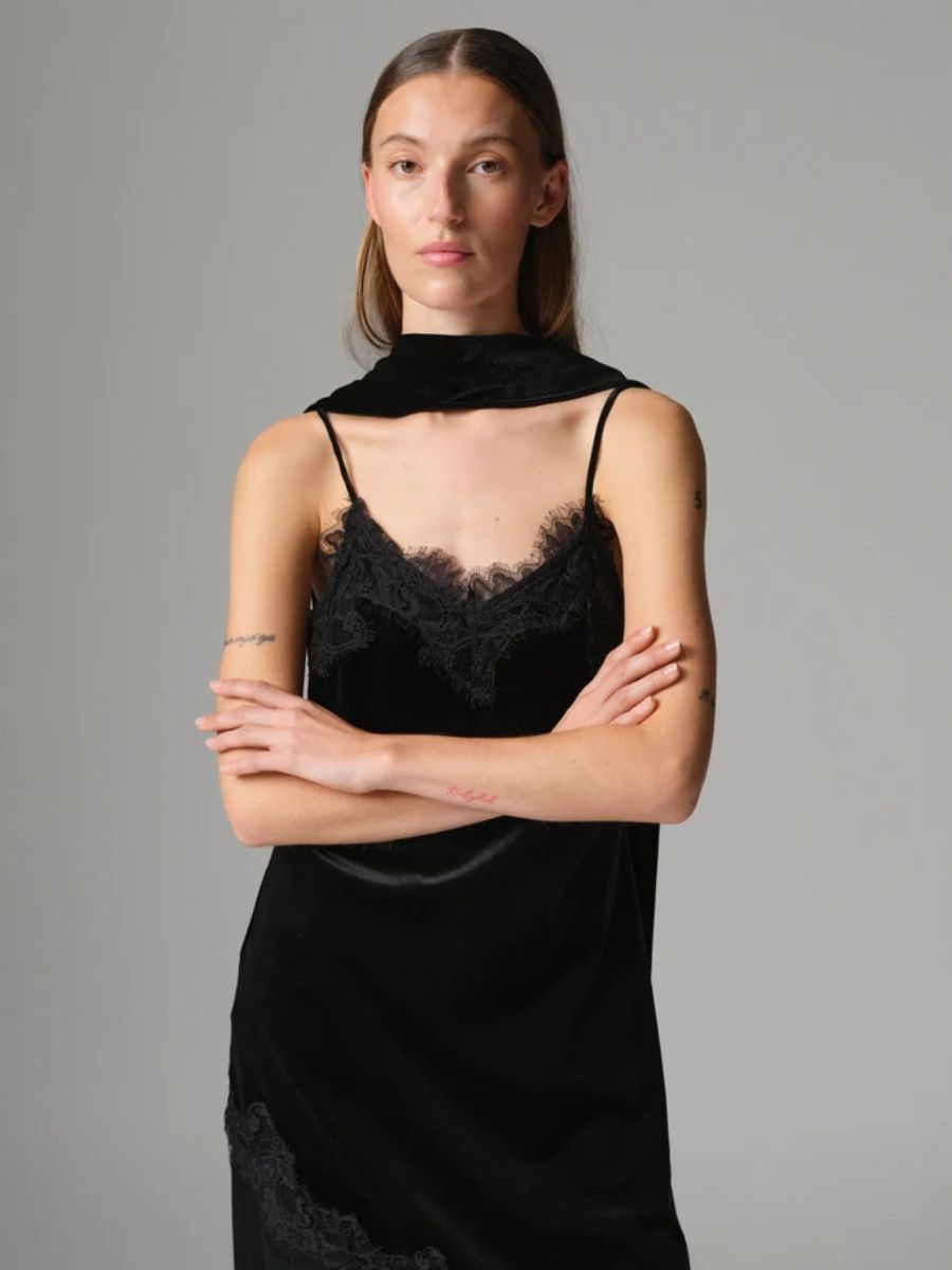 Day Birger et Mikkelsen - Lara Velvet Top - Black