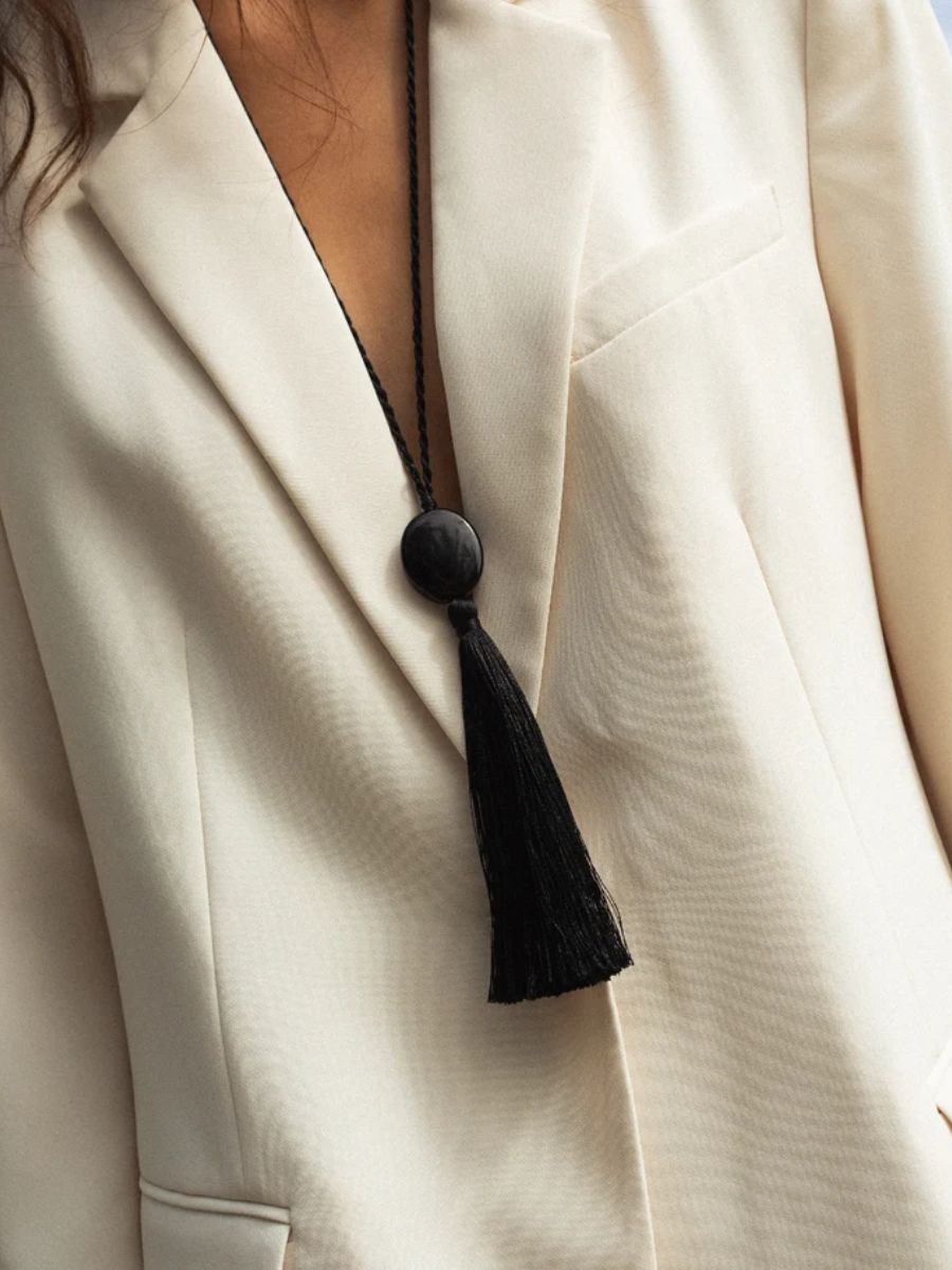 Day Birger et Mikkelsen - Meret Tassel Necklace - Black