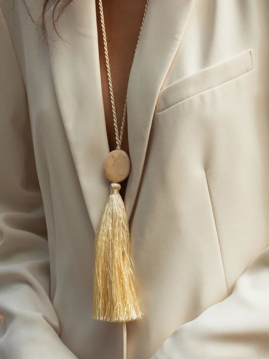 Day Birger et Mikkelsen - Meret Tassel Necklace - Ivory