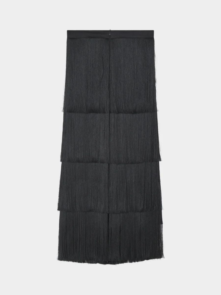 Day Birger et Mikkelsen - Ringo Fringe Skirt - Black