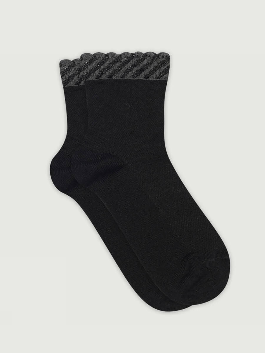 MP Denmark Dina Ankle Socks - Black