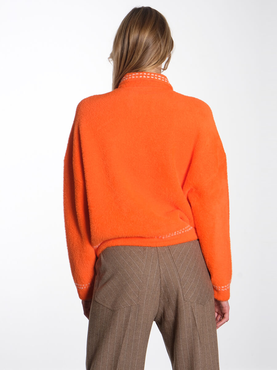 Hoops Cardigan - Orange