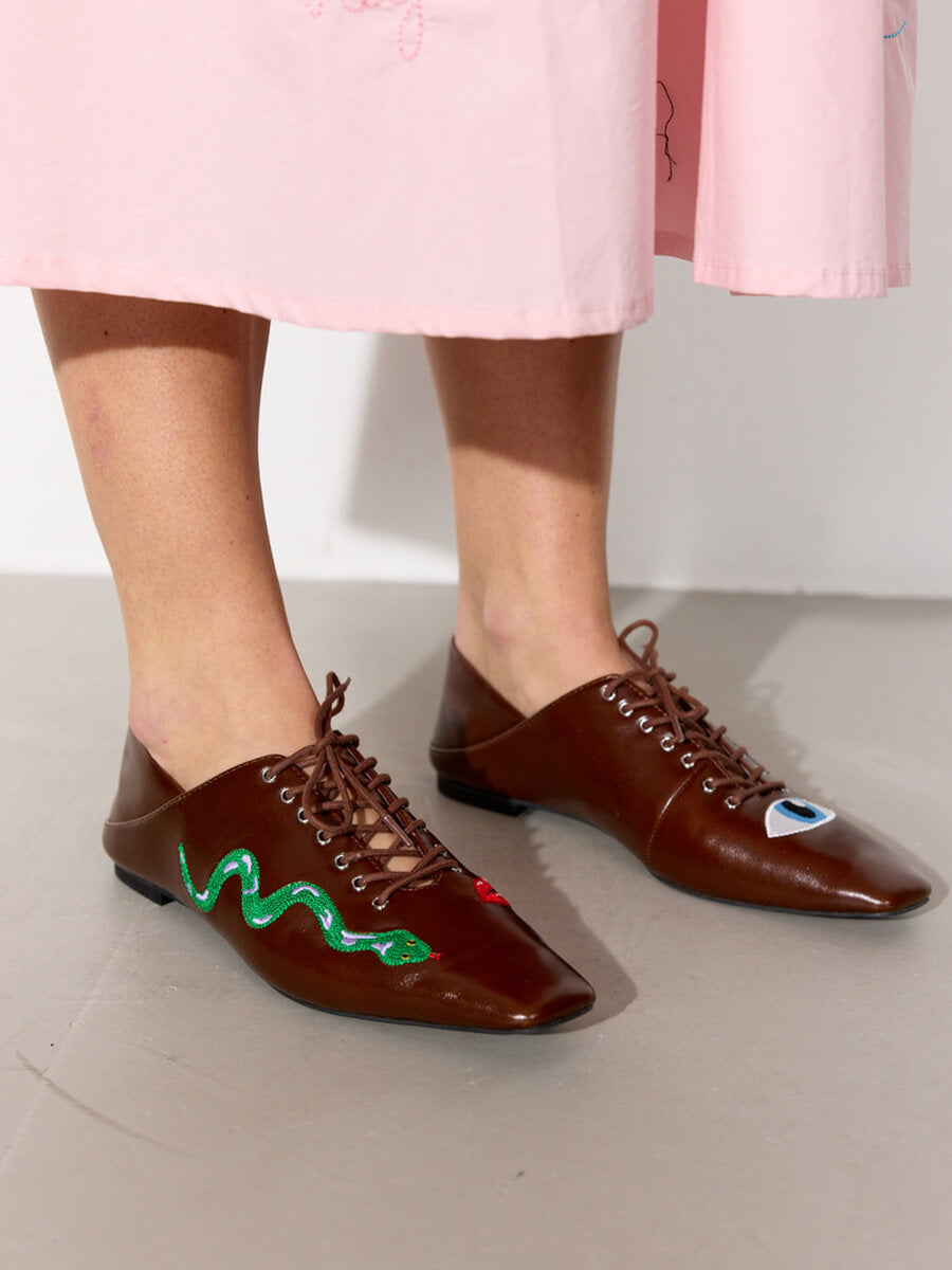 Hunkøn Elfrida Shoes - Brown