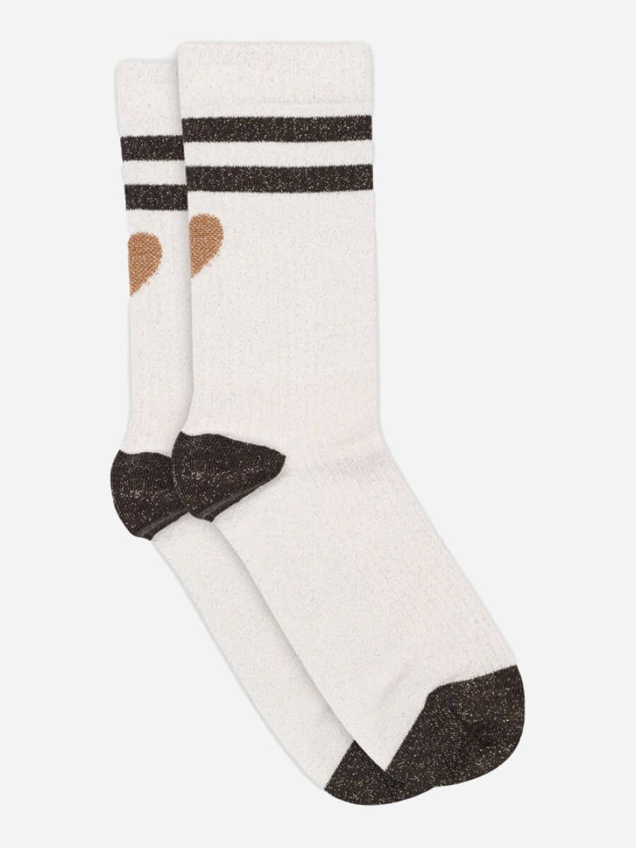 MP Denmark Elga Glitter Socks - Cherry Blossom