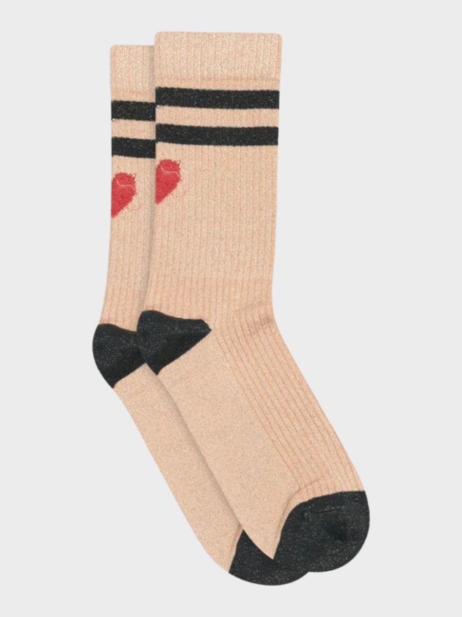 Elga Glitter Socks - Maple Sugar