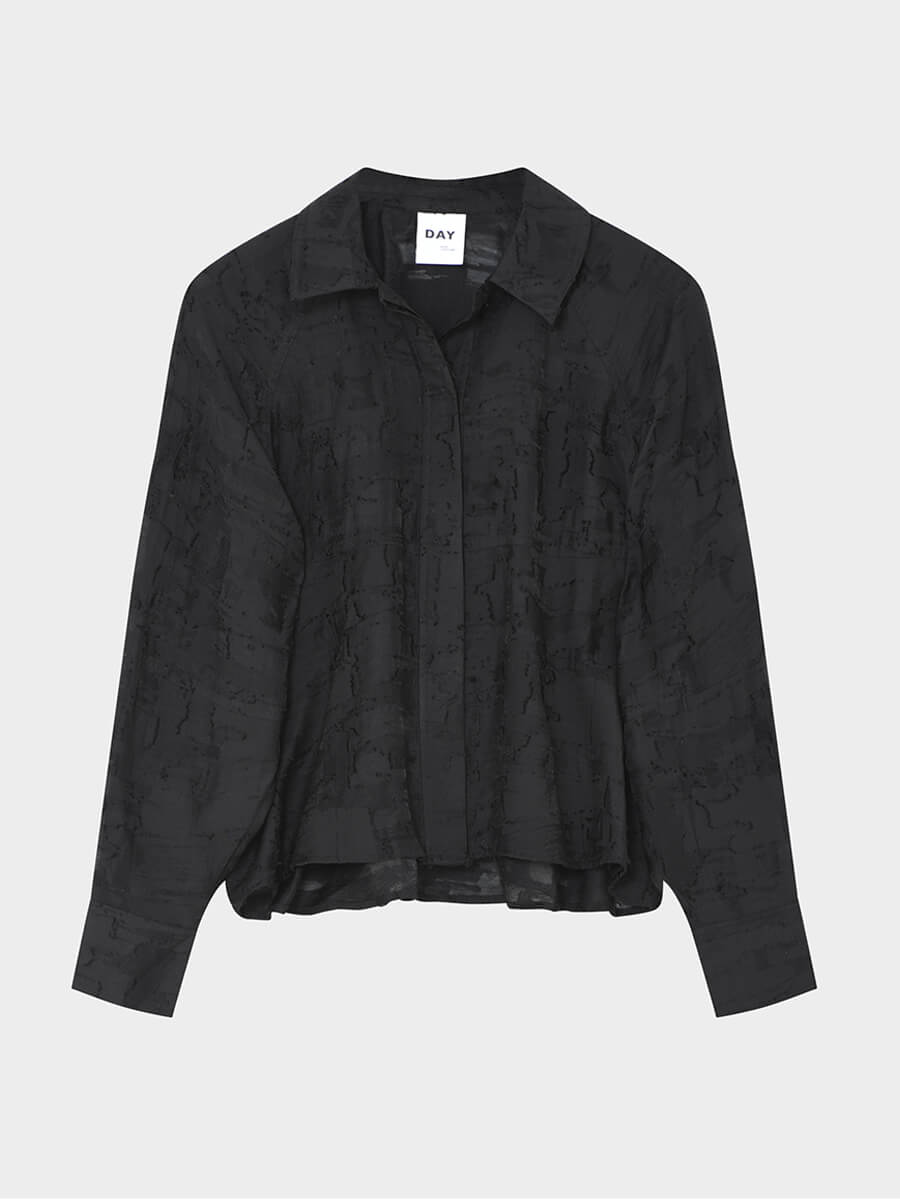Day Birger et Mikkelsen Elston Jacquard Torn Shirt