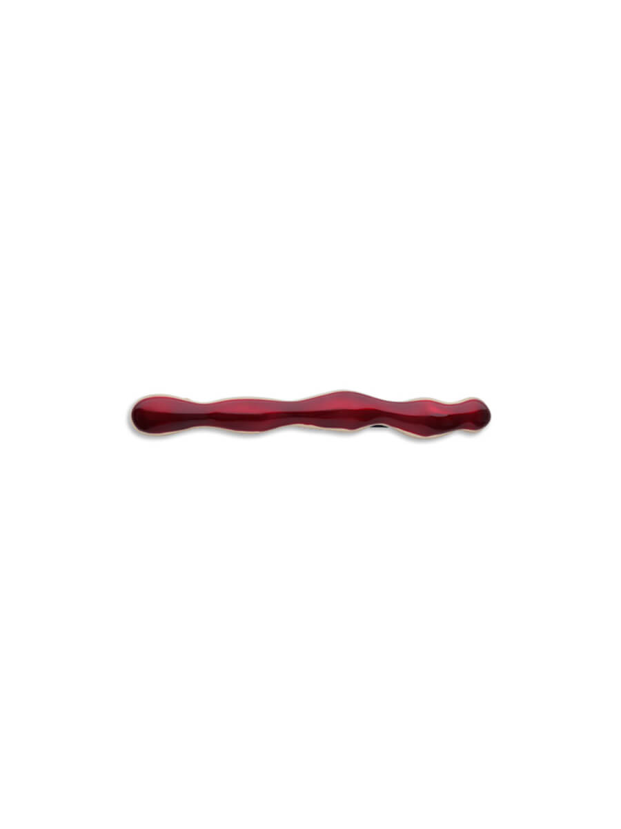 SUI AVA Enamel Hair Clip Red 