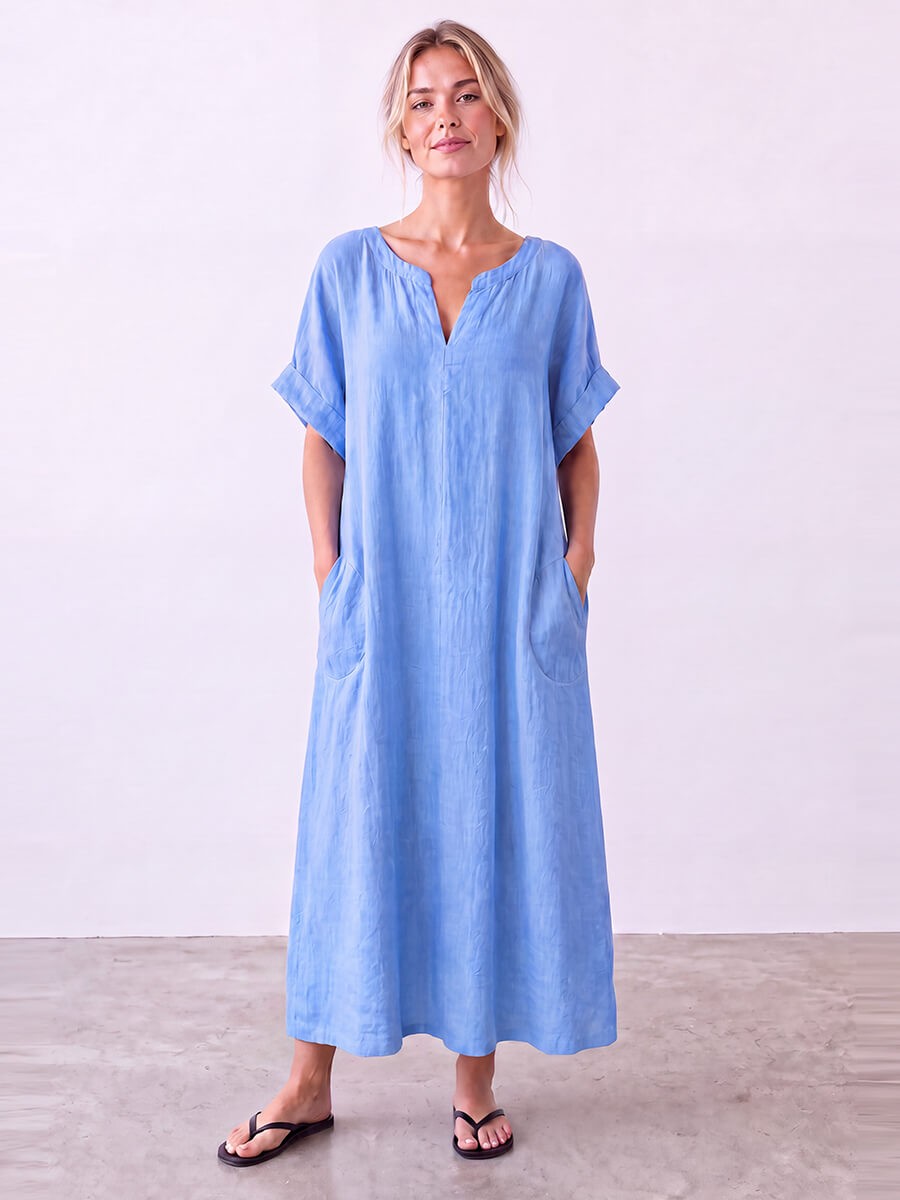 Cabana Living - Erantis Kaftan Dress - Azzurro