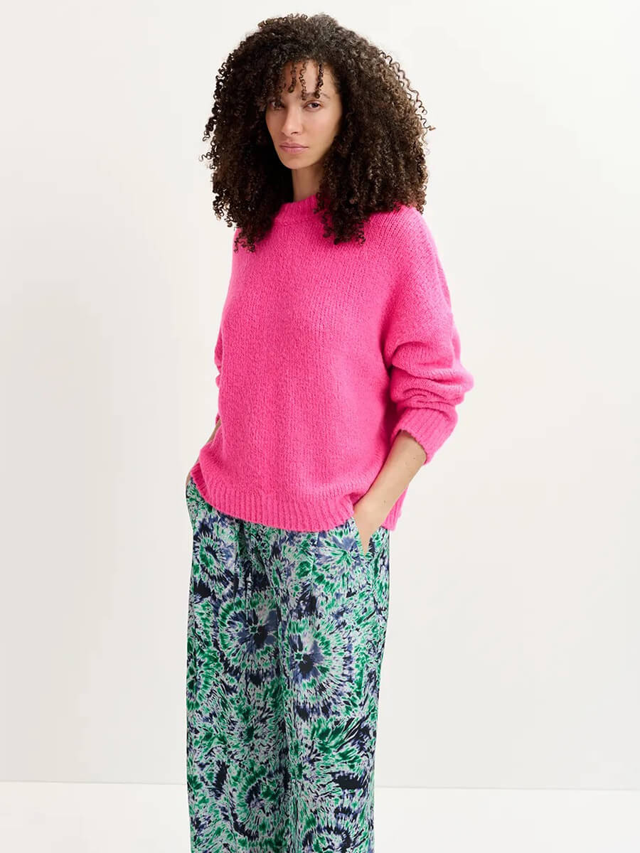 Essentiel-Antwerp-Genlight-Pullover - Fuchsia