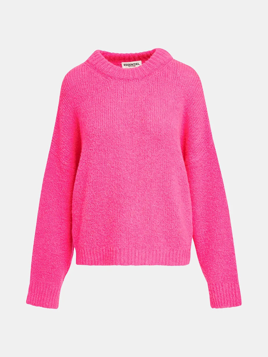 Essentiel-Antwerp-Genlight-Pullover - Fuchsia