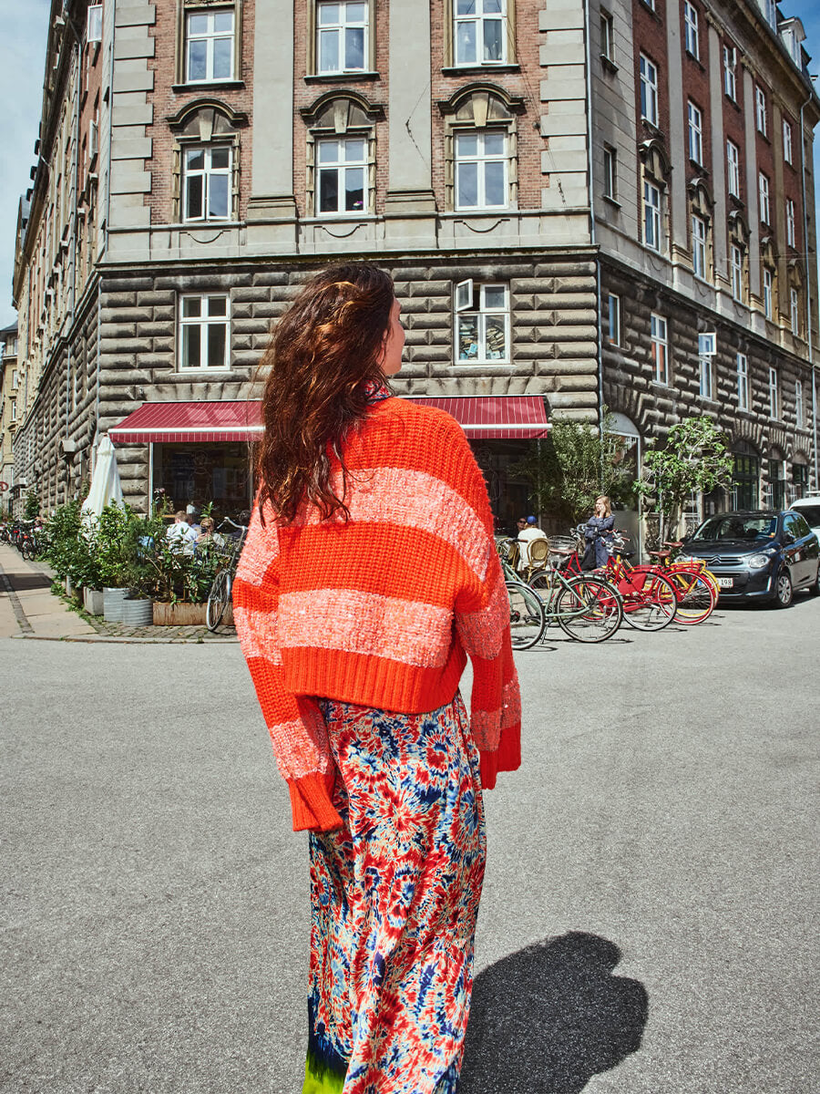 Essentiel-Antwerp-Group-Knit-Sweater-Orange