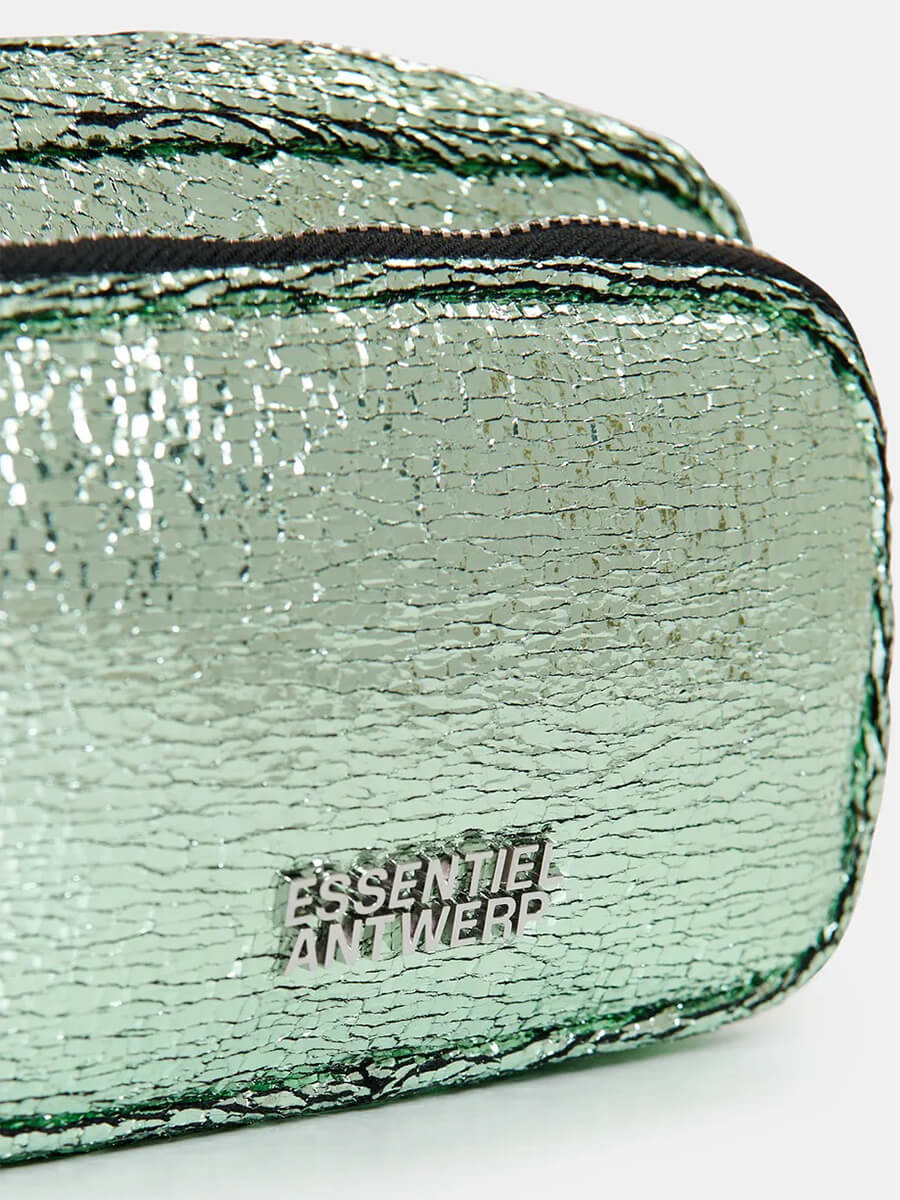 Essentiel-Antwerp-Hamen-Green-Metallic-Shoulder-Bag