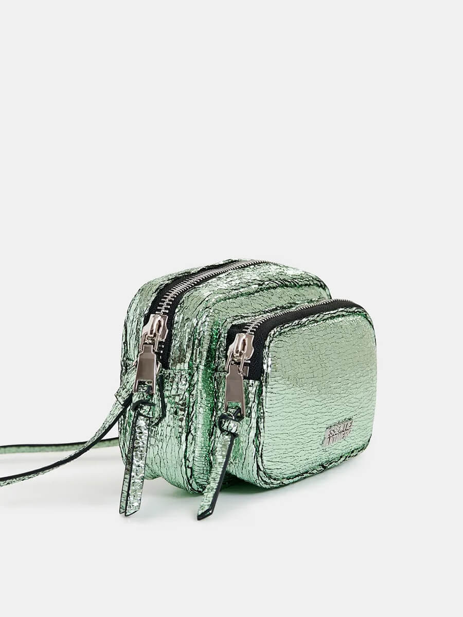 Essentiel-Antwerp-Hamen-Green-Metallic-Shoulder-Bag