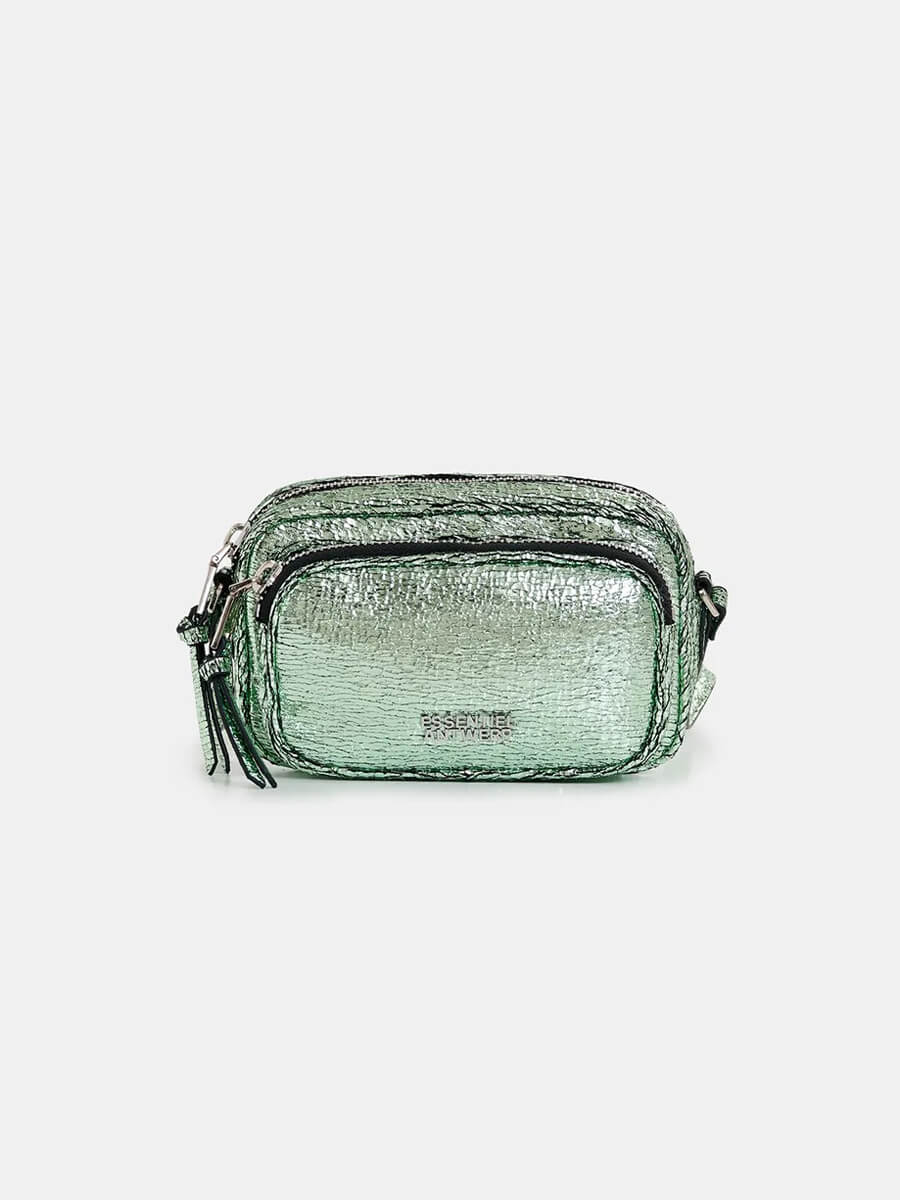 Essentiel-Antwerp-Hamen-Green-Metallic-Shoulder-Bag