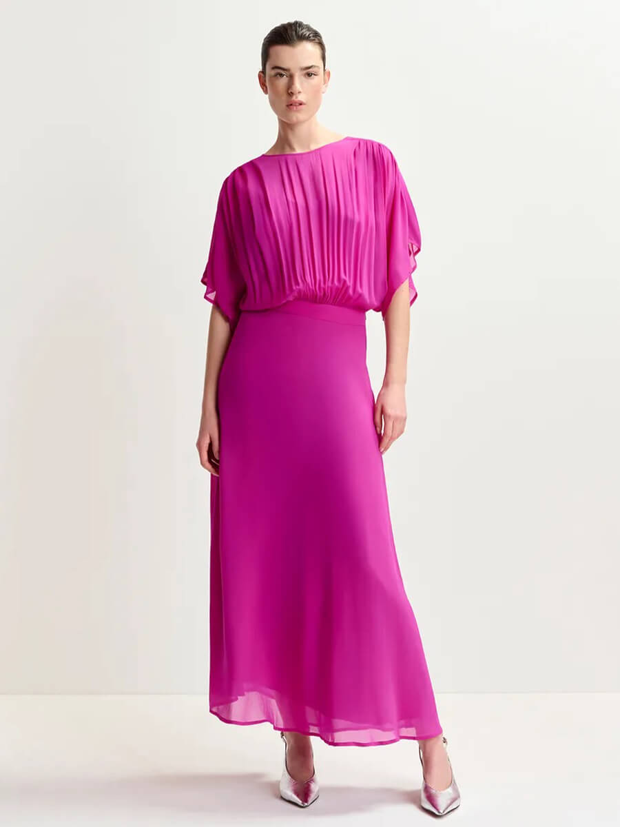 Essentiel-Antwerp-Hikart-Dress-Bright-Pink-1