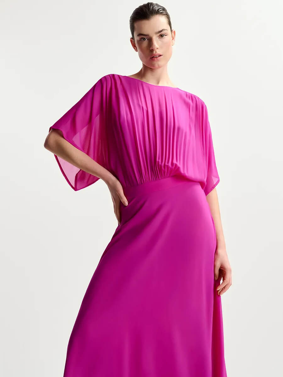 Essentiel-Antwerp-Hikart-Dress-Bright-Pink-1