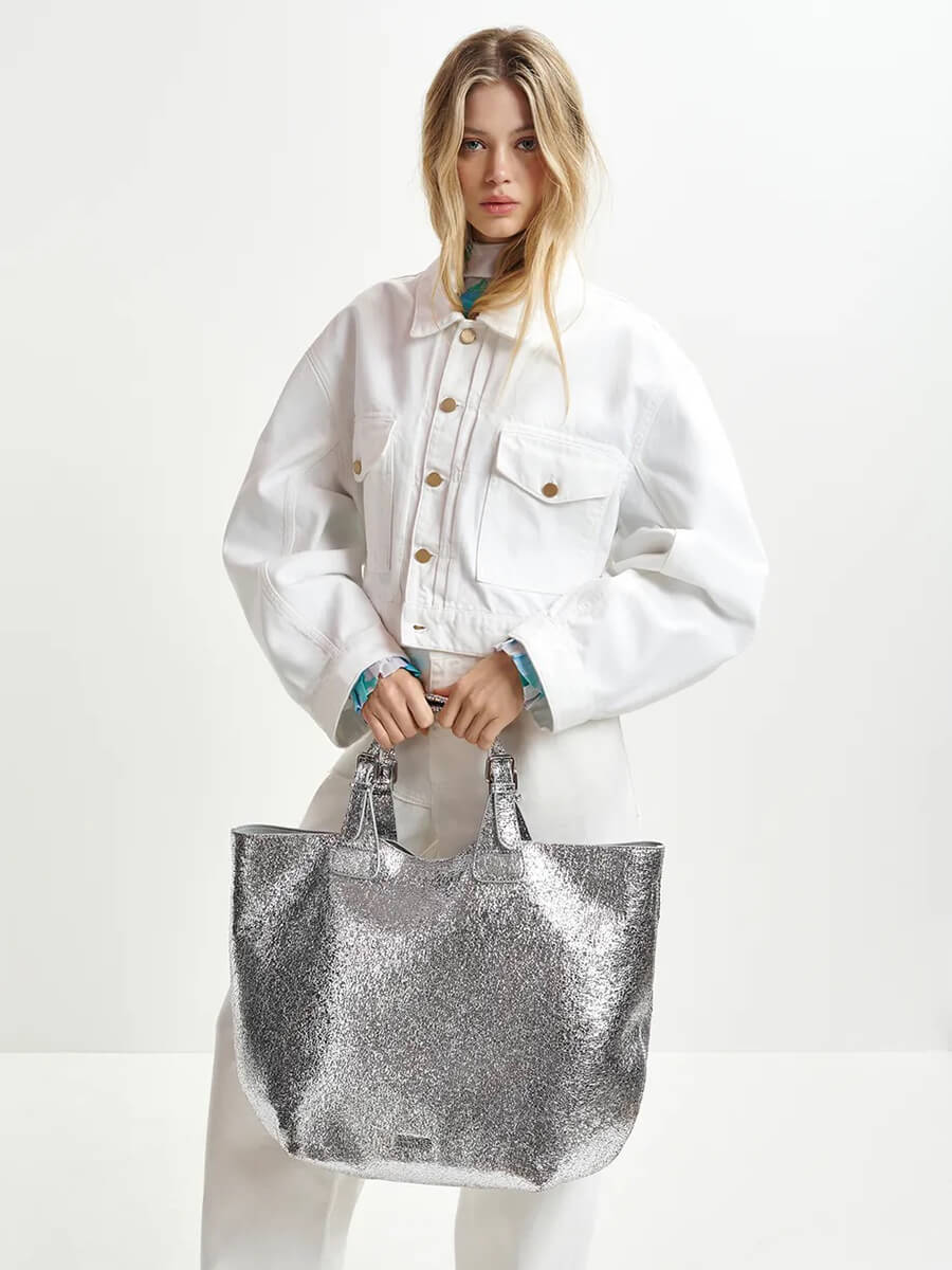 Essentiel-Antwerp-Hurry-Metallic-Shopper-Bag-Silver