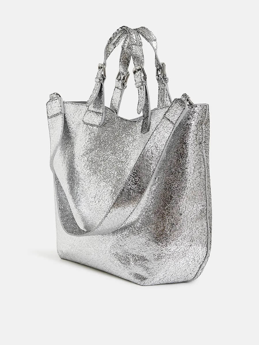 Essentiel-Antwerp-Hurry-Metallic-Shopper-Bag-Silver