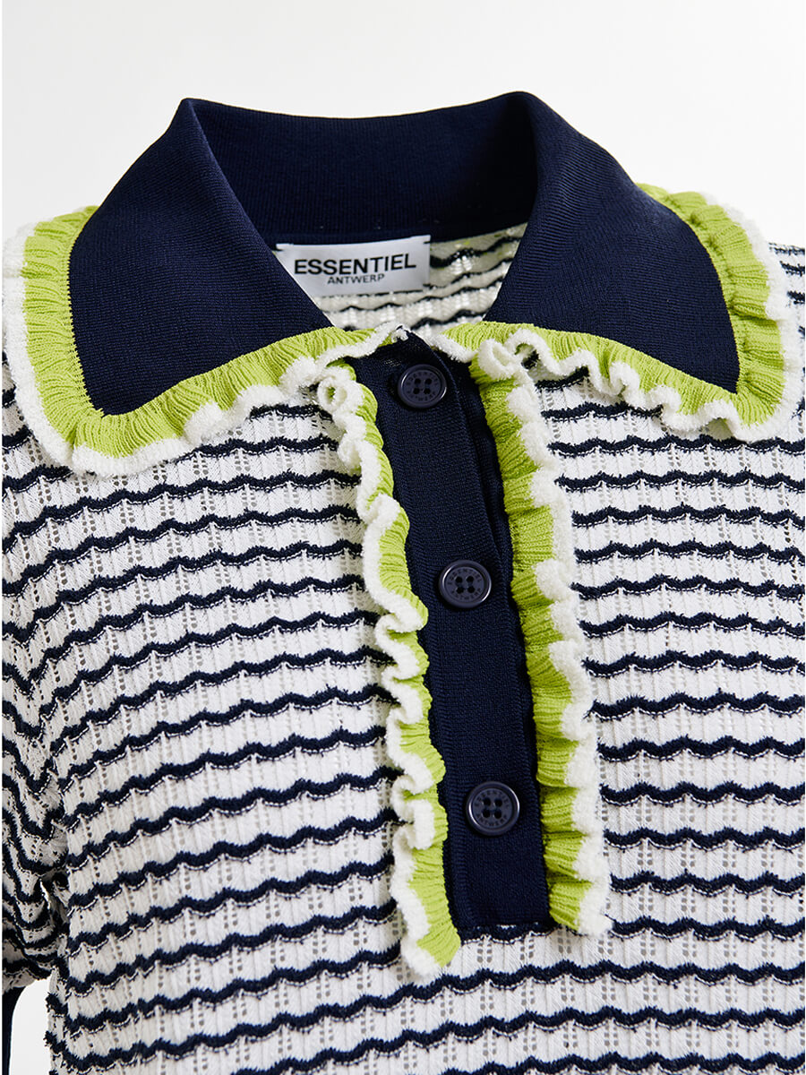 Essentiel Antwerp Haximum Polo - Lime/Black