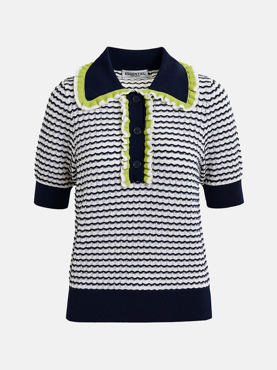 Essentiel Antwerp Haximum Polo - Lime-Black