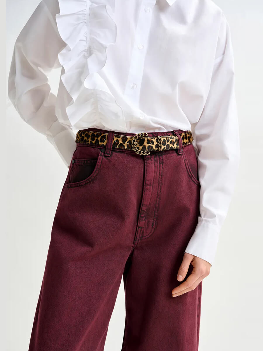 Essentiel Antwerp Impressive Jeans - Burgundy.