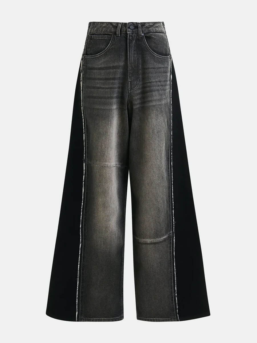 Essentiel Antwerp Industrious Patchwork Jeans - Black.