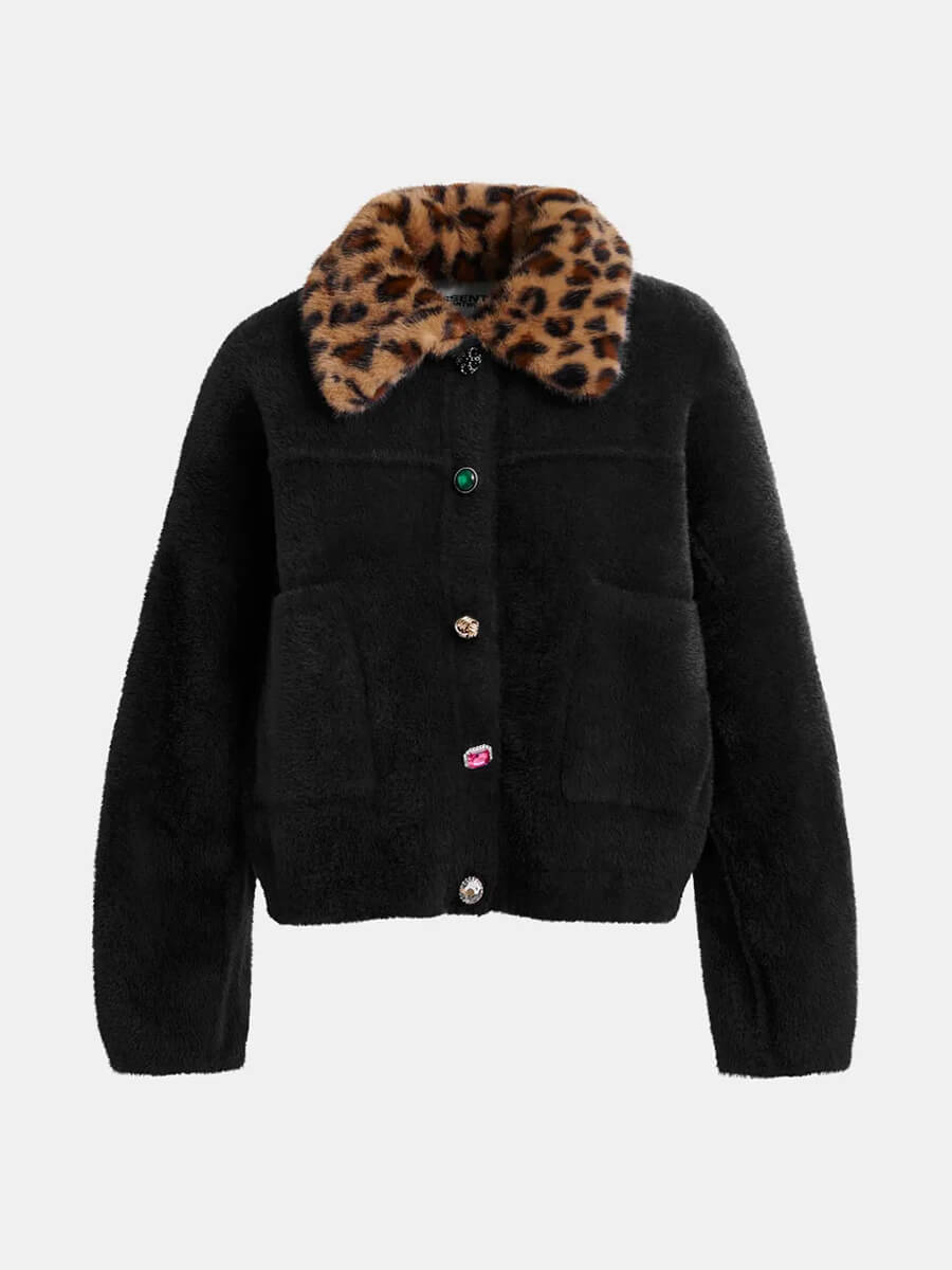 Essentiel Antwerp Intention Cardigan - Black