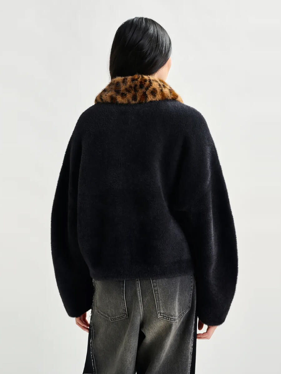 Essentiel Antwerp Intention Cardigan - Black