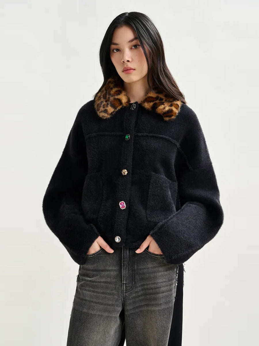 Essentiel Antwerp Intention Cardigan - Black