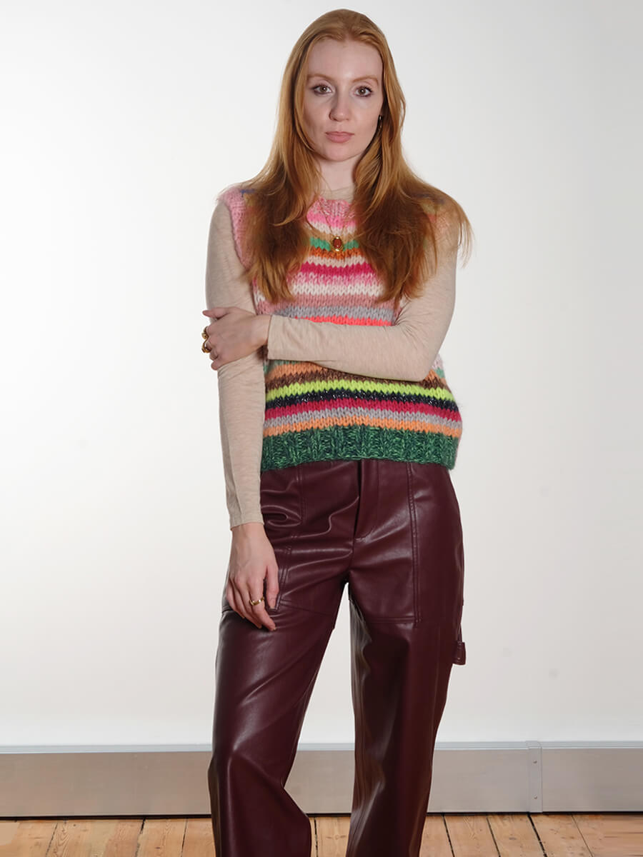Itao Pants - Burgundy