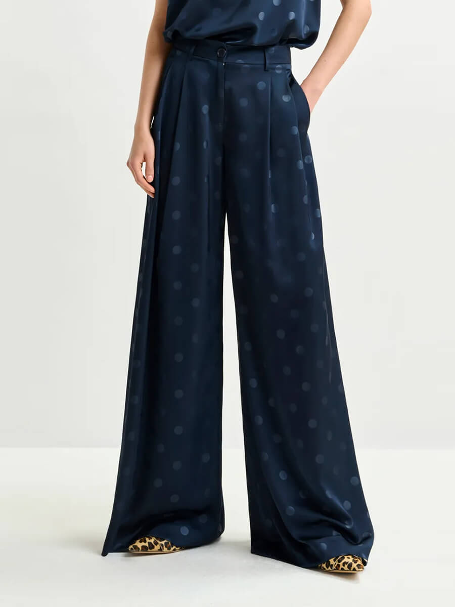 Essentiel Antwerp - Ipants Wide Leg Pants - Navy