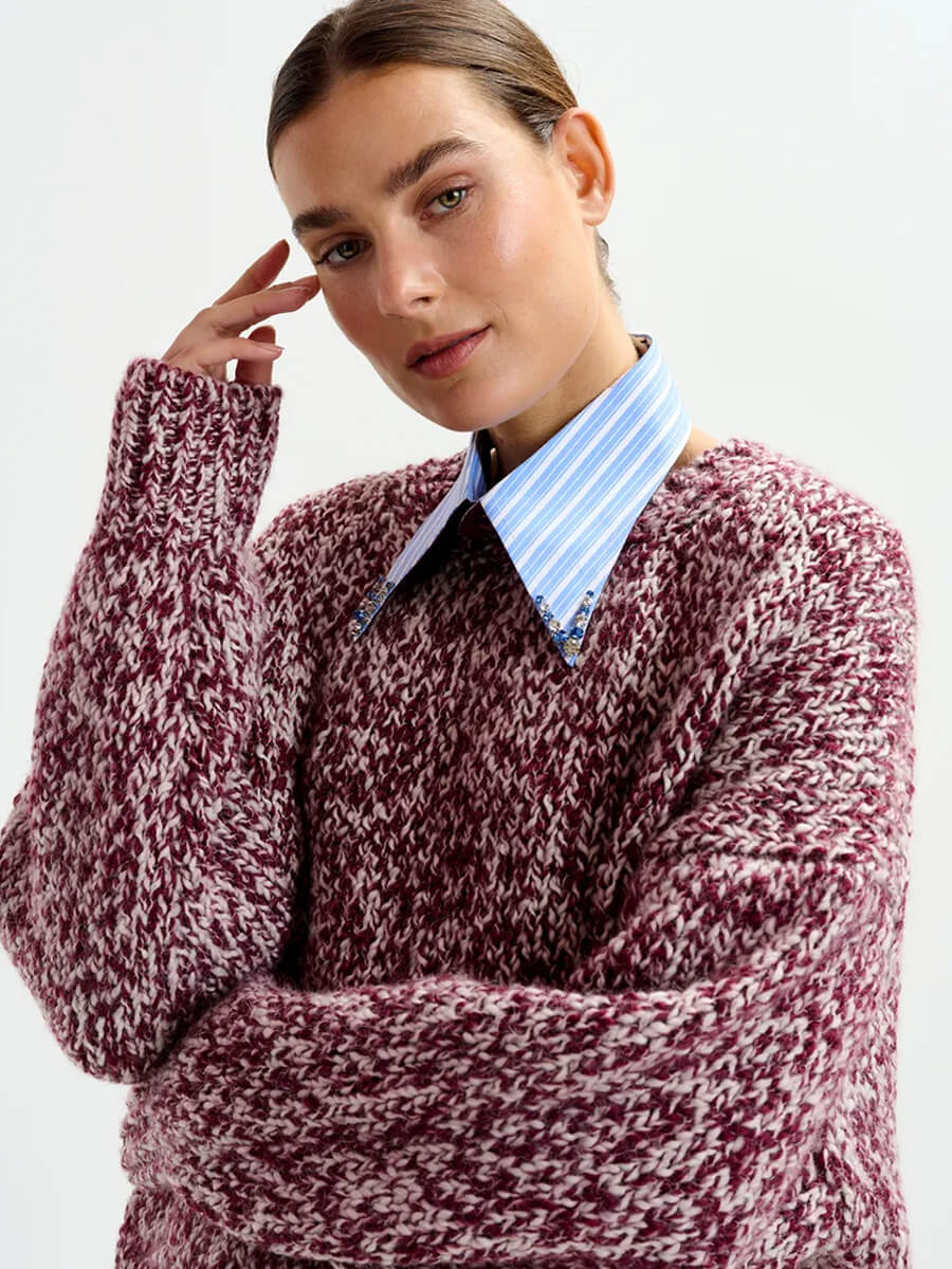 Essentiel Antwerp - Iplain Collar - Pale Kingsblue