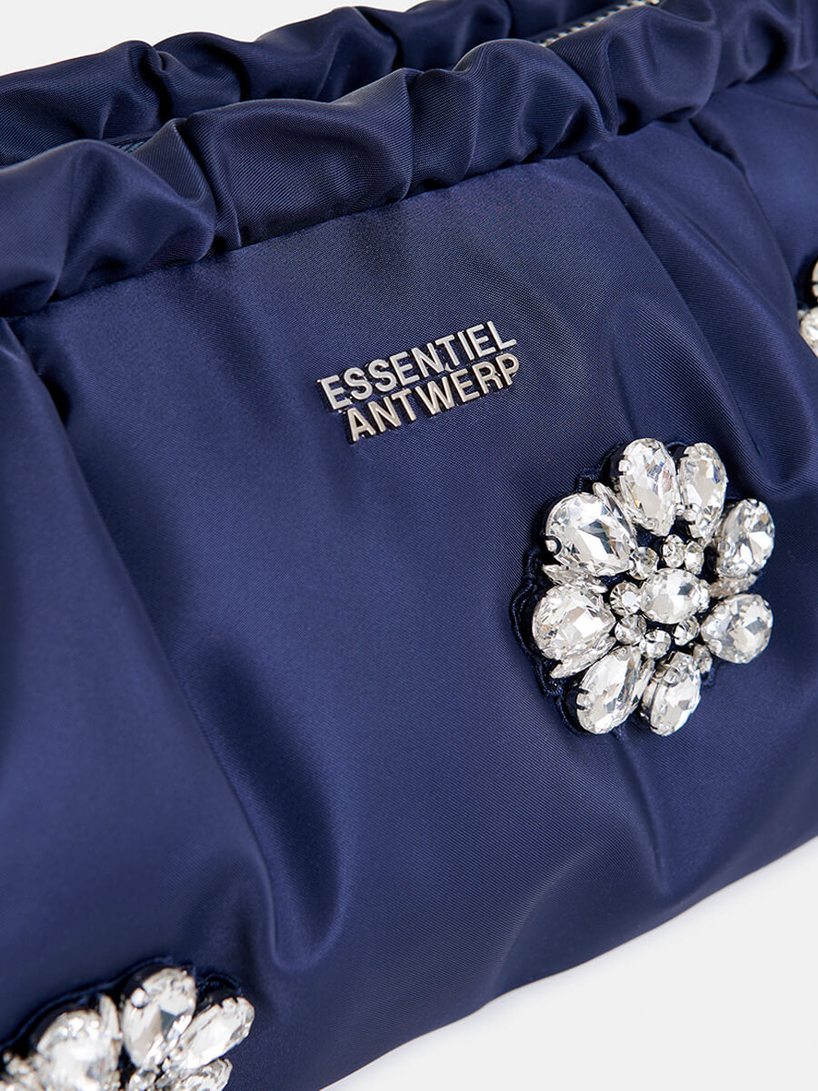 Essentiel Antwerp - Jimone Embroidered Pouch - Dark Night